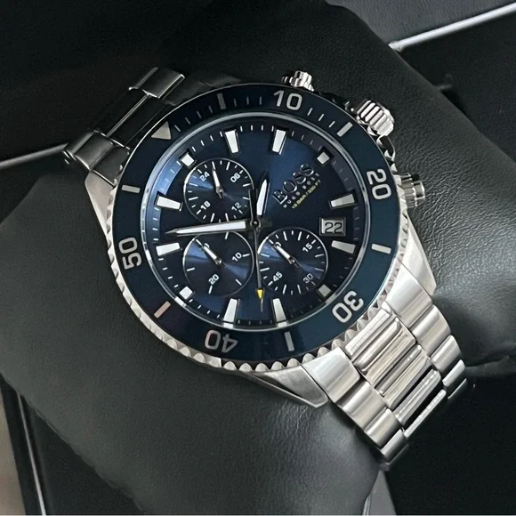 HB1513907 - Hugo Boss Men’s Admiral Blue Dial Watch - Picture 2 of 13